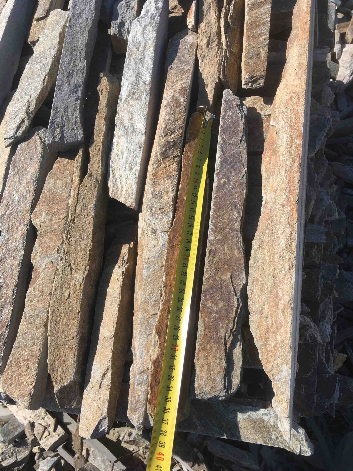 Горбушка златолит мультиколор для облицовки купить в Дубне