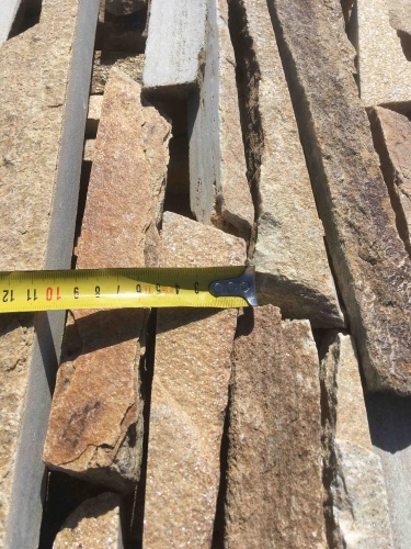 Горбушка златолит золотистый для облицовки купить в Дубне