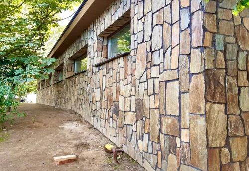 Плитняк кора дерева для цоколя, отмостки купить в Дубне