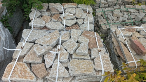 Гранитный плитняк галтованный для парковки купить в Дубне