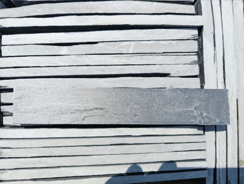 Плитка чёрная из натурального камня фасадная 30 см * 5 см, толщина 7 мм -30 мм купить в Дубне